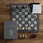 WS Game Company Juego de mesa de ajedrez Vintage Bookshelf Edition con