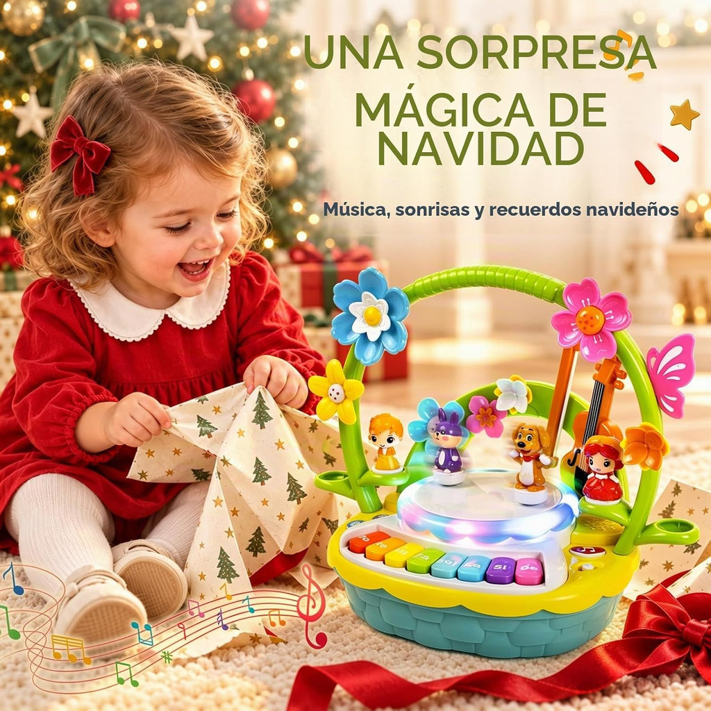Juguetes para niñas de 2 años, juguete musical para niños pequeños con