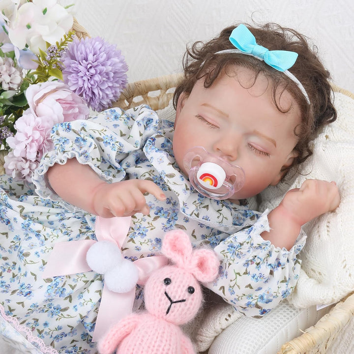 KSBD Muñecas realistas de bebé recién nacido, niña de 20 pulgadas d...