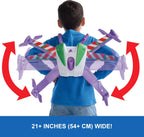 Mattel Disney y Pixar Toy Story 5 Hi-Tech Space Ranger Jetpack, Kit de Juego para Niños, Alas que se Transforman, Luces y Sonidos, Correa Ajustable