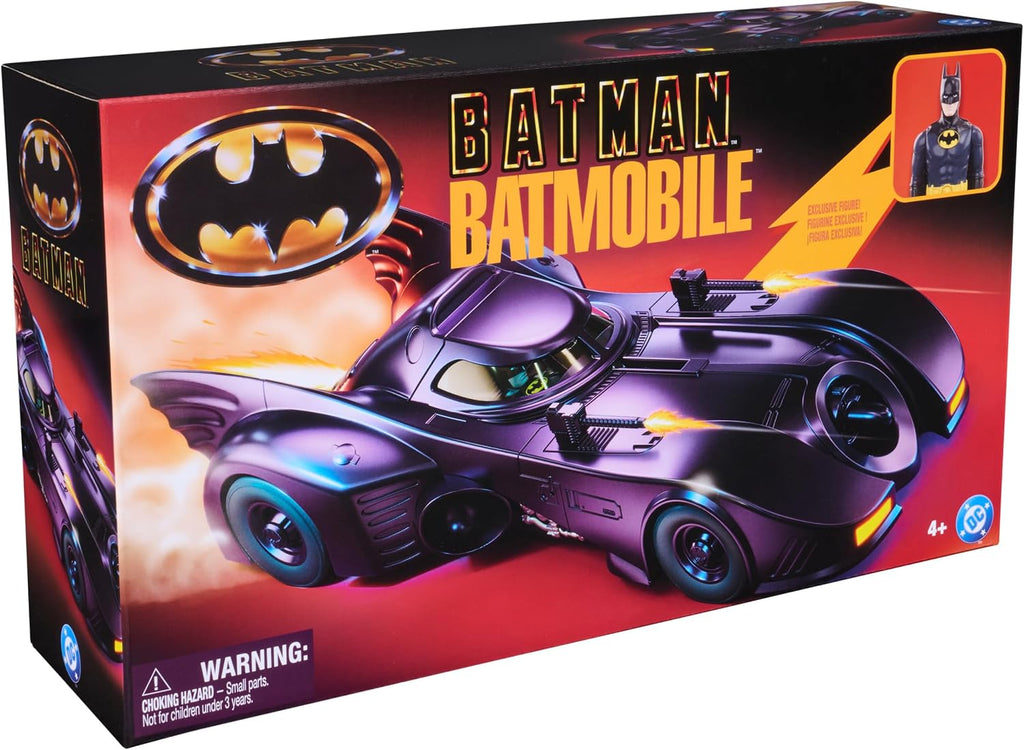 DC Comics Batman '89 Batmobile & Batman - Juego de figuras de acción