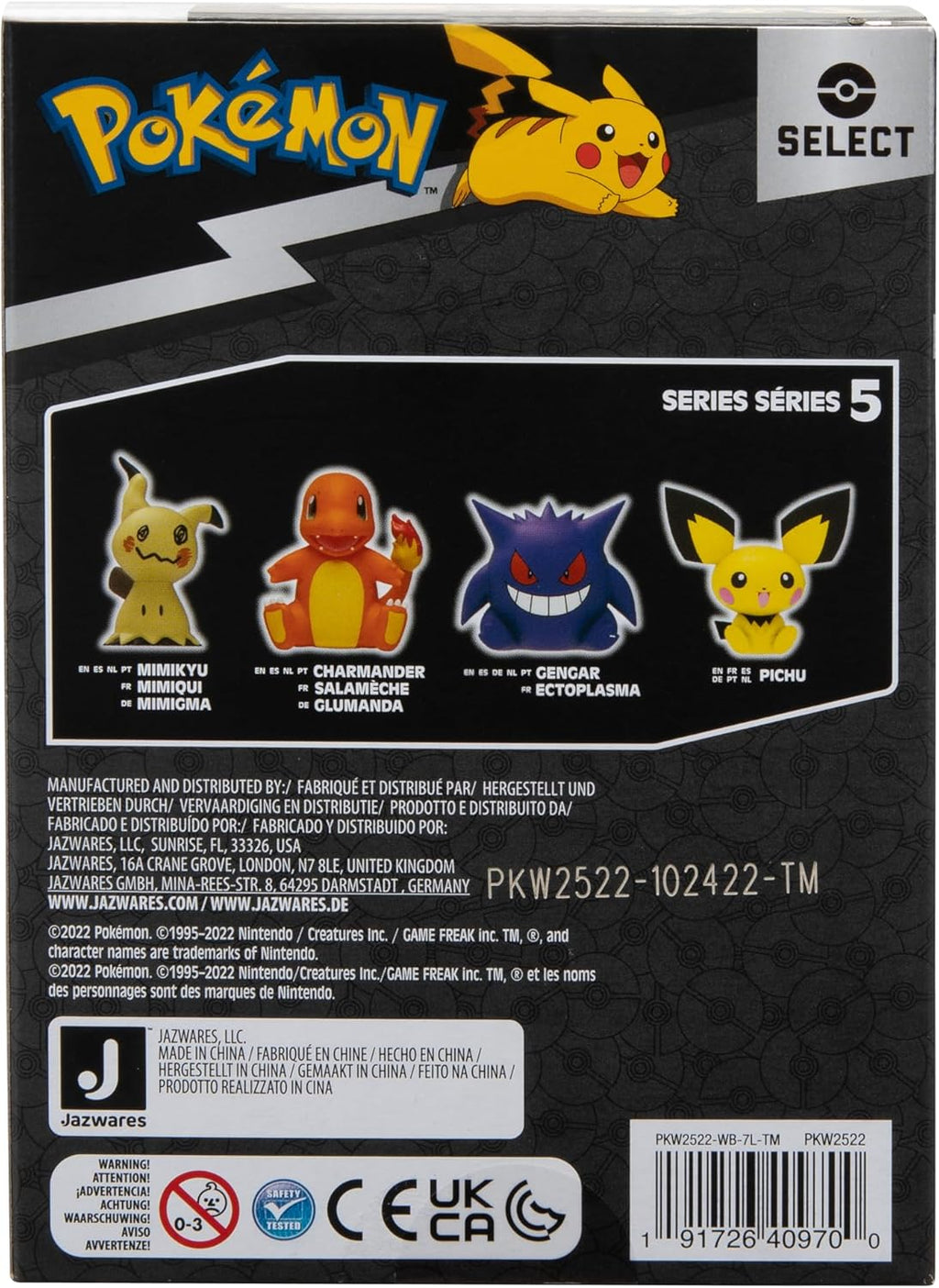 Número de estilo Pokemon PKMW - PKW4440