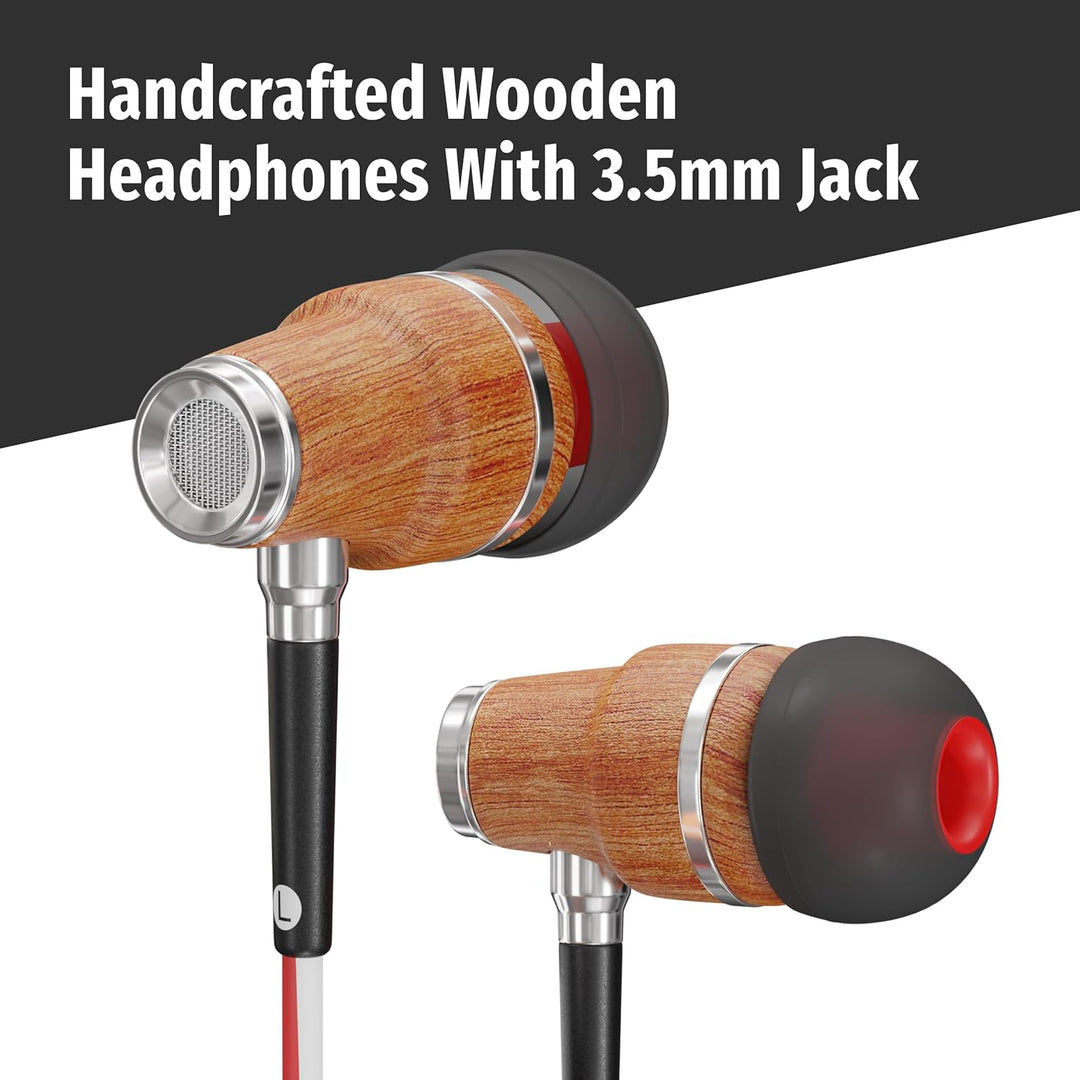 Auriculares sintonizados NRG 3.0 Premium Madera aisladores de sonid...
