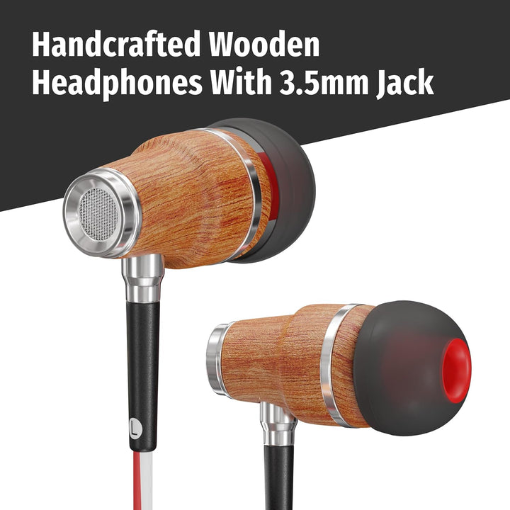 Auriculares sintonizados NRG 3.0 Premium Madera aisladores de sonid...