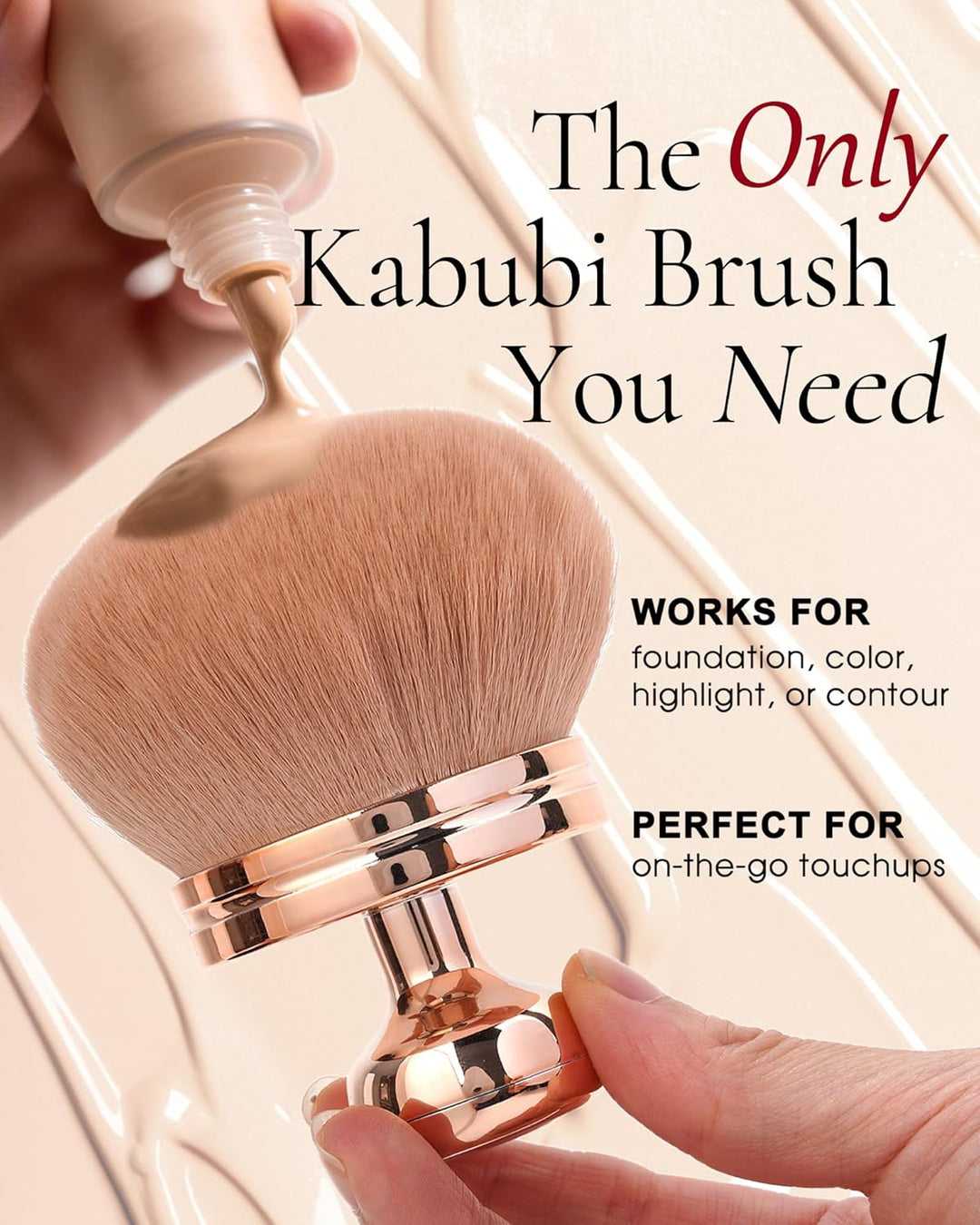 Blend &amp; Blur - Brocha de maquillaje corporal extra grande para...