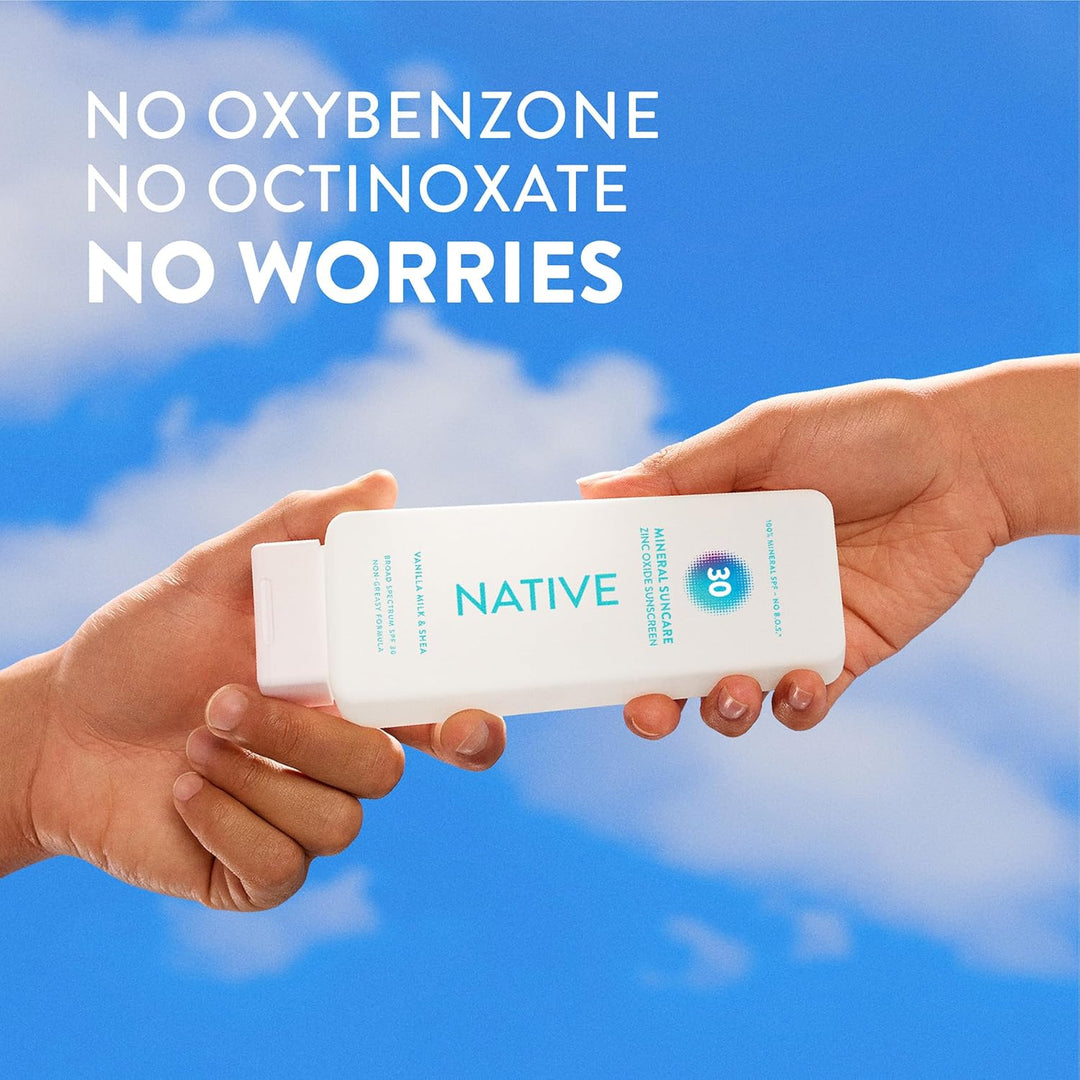 Native Loción de protección solar Vanilla Milk &amp; Shea SPF 30, 1...