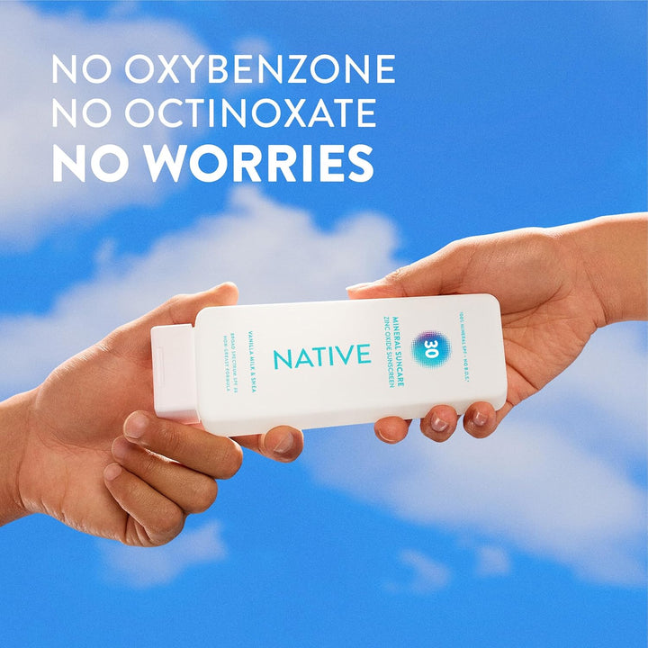 Native Loción de protección solar Vanilla Milk &amp; Shea SPF 30, 1...