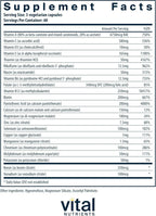 Vital Nutrients Multi-Nutrients (sin hierro ni yodo), 180 cápsulas