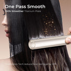 TYMO Plancha de pelo de titanio para mujer, plancha plana