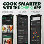 CHEF iQ Sense | USA 250 Limited Edition | Termómetro inalámbrico inteligente para carne azul rojo blanco | 3 sondas ultrafinas | Rango ilimitado WiFi | Seguro de 1000 °F | Barbacoa, parrilla, horno