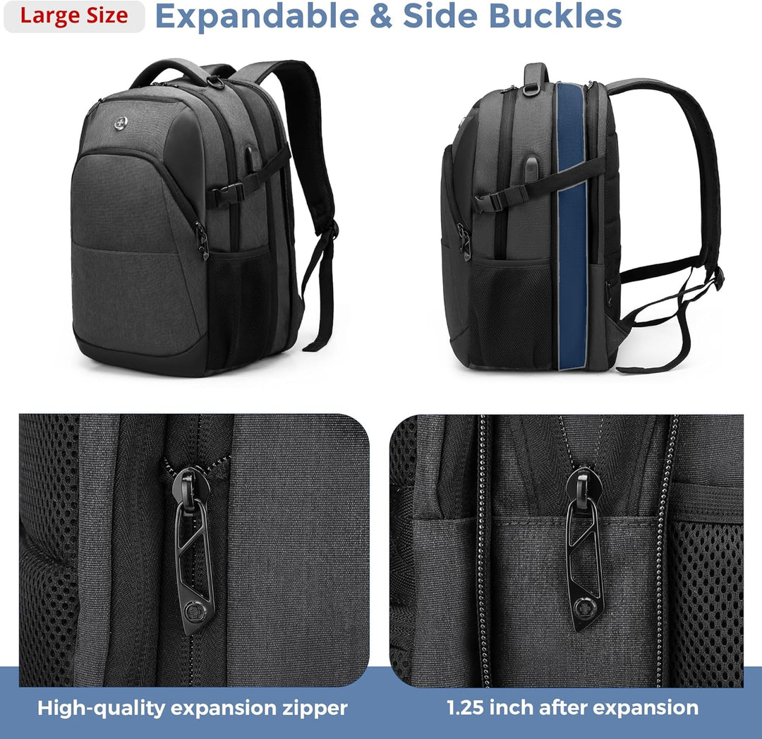 Mochila de viaje Swissdigital Design de 16 pulgadas para laptop, Mo...