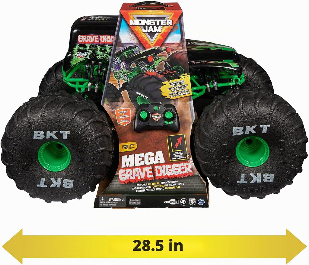 Monster Jam, Camión monstruo oficial Mega Grave Digger todo terreno, más de