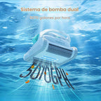 Hydro3 - Robot de vacío inalámbrico para piscina con bombas dobles Tumbo