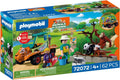 Playmobil Zoológico: Zookeeper con vehículo