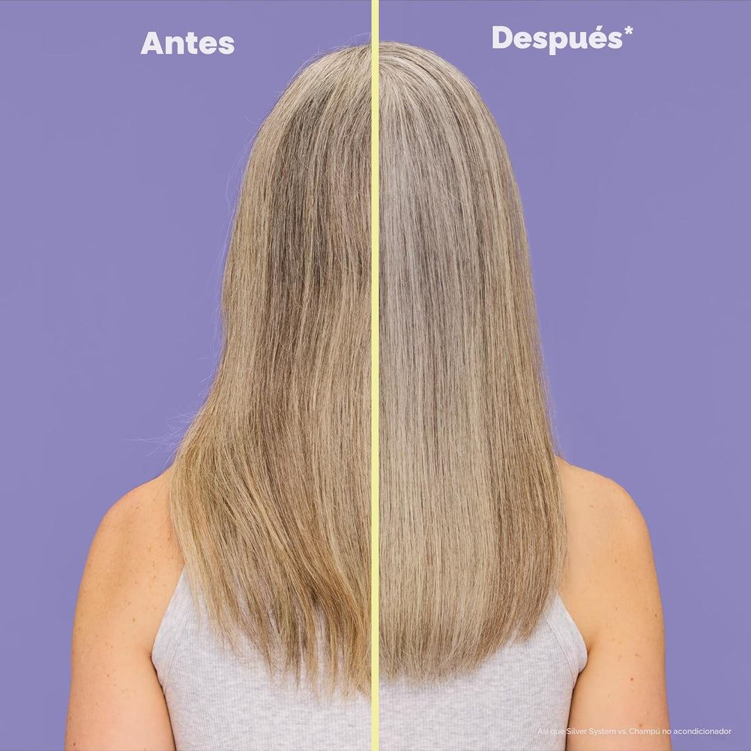 Matrix So Silver Champú Morado - Neutraliza los tonos amarillos, de...