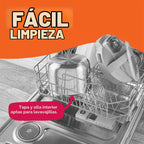 Instant Pot, olla a presión eléctrica de 6 cuartos de galón Whisper Quiet 9 en 1, arrocera rápida, vaporera, olla para saltear, máquina para hacer yogur, calentador y esterilizador, aplicación