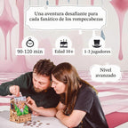 iDventure Cluepuzzle Wonderbox of Alice, caja de rompecabezas para adultos