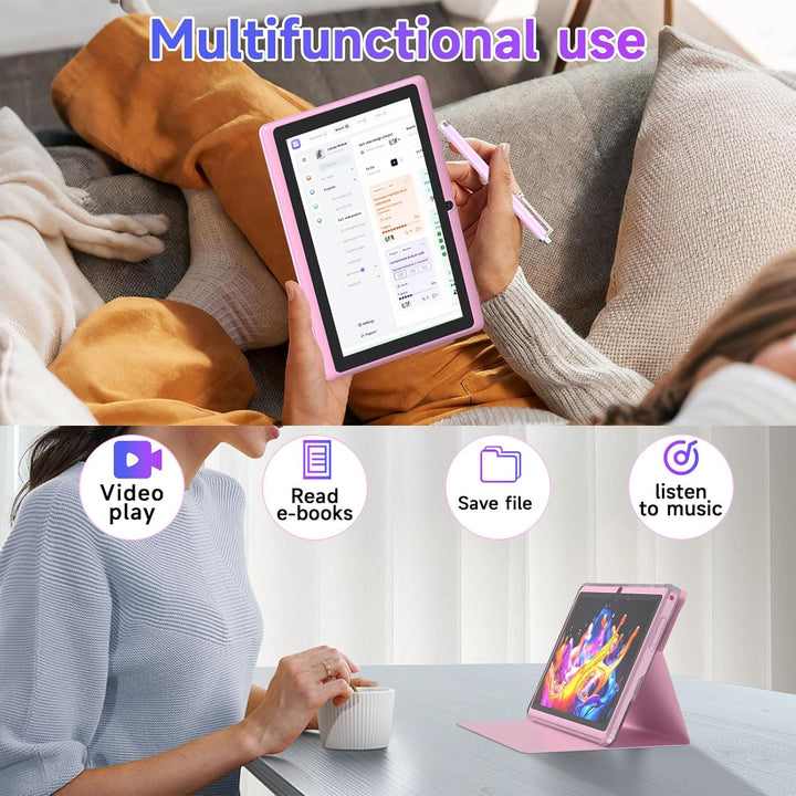 Vyrolinia Andriod Tablet de 7 pulgadas con funda protectora, RAM 8...