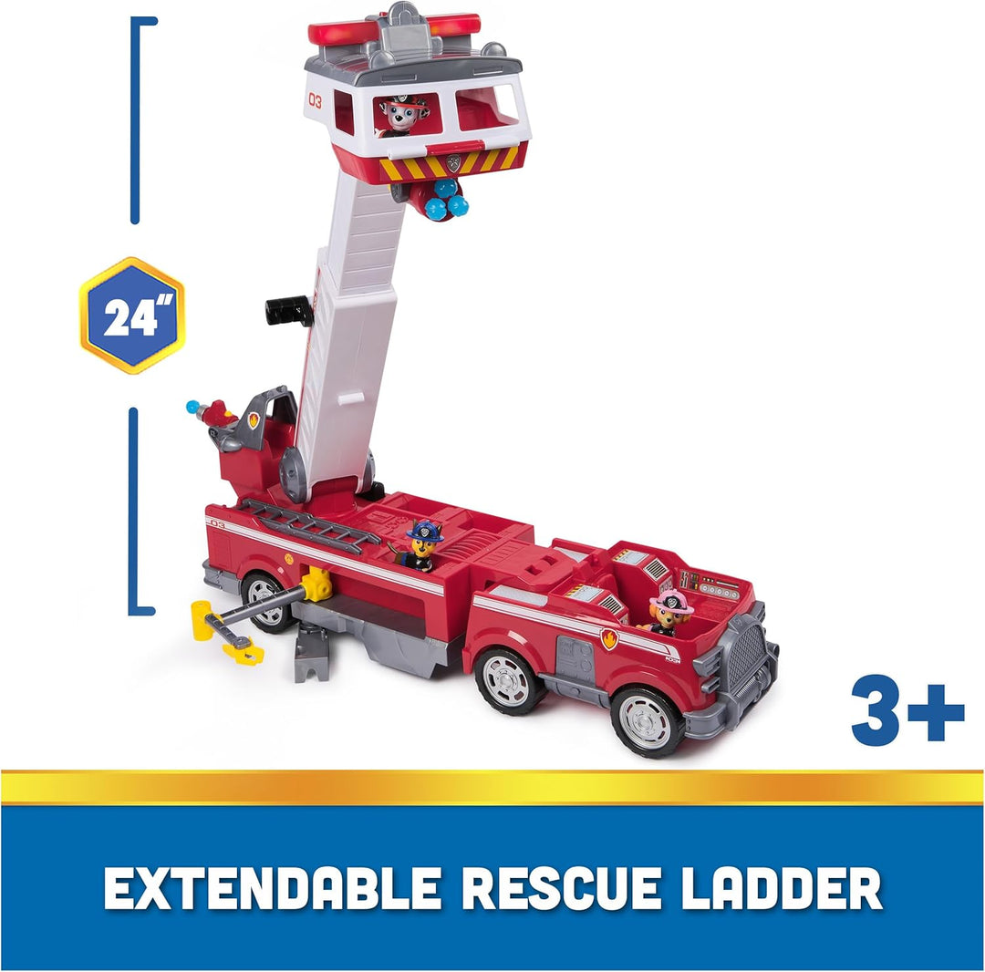PAW Patrol Ultimate Rescue - Camión de bomberos con escalera de 2 p...