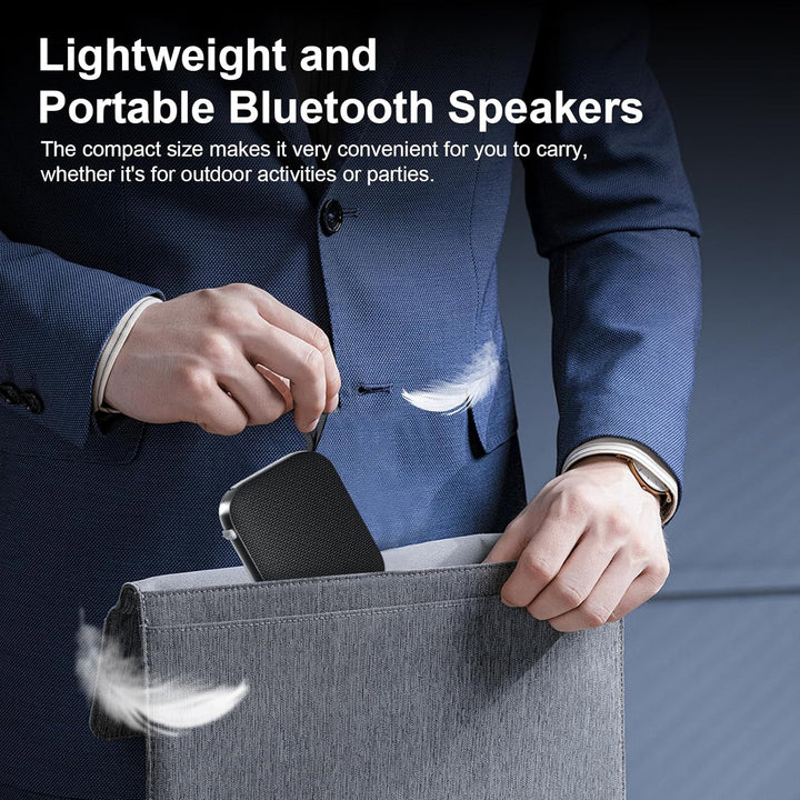 KASOHQEE Altavoz Bluetooth portátil con luces RGB, altavoz inalámbr...