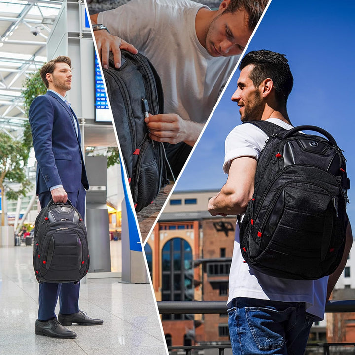 Swissdigital - Mochila de diseño para viaje para hombres, compatibl...
