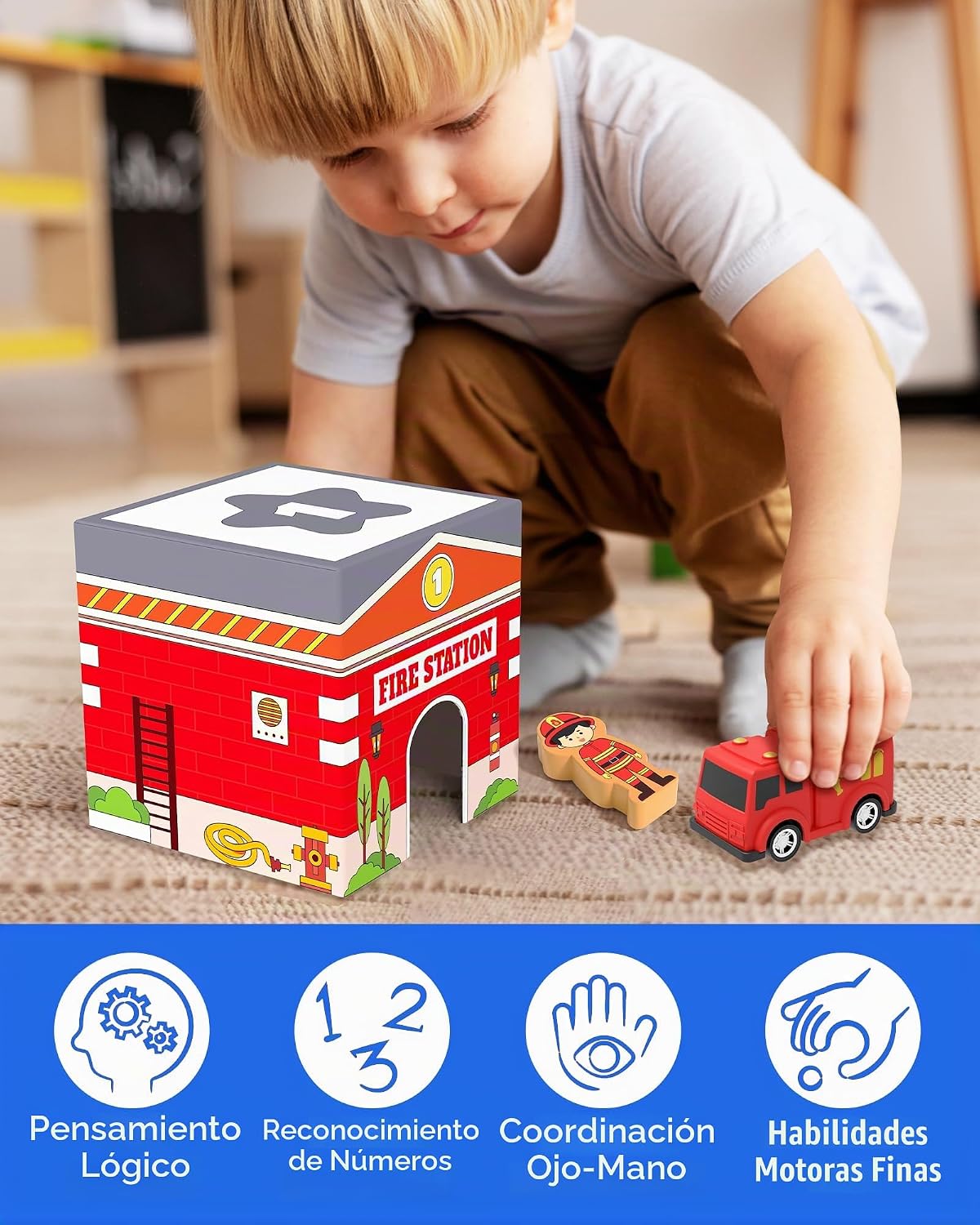 Coogam Montessori - Bloques de clasificación y apilamiento