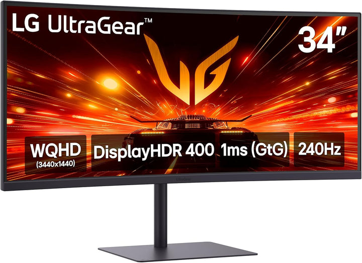 LG 34G630A-B Monitor curvo para juegos Ultragear WQHD (3440 x 1440)...