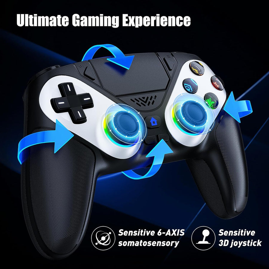 Xexvyrin LED Wireless Controller for PS5, Compatible with PS5 Pro\/...