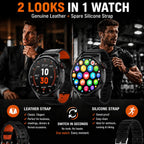 Reloj Inteligente para Hombres con Mapas GPS, AI Smartwatch de 1.46", Llamadas BT/Respuesta de Texto