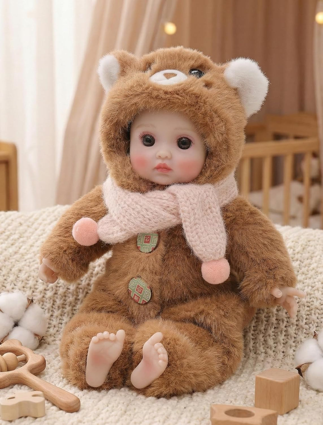 Cloveray Baby Dolls, 15 Inch Realistic Soft Body Baby Doll Real Lif...