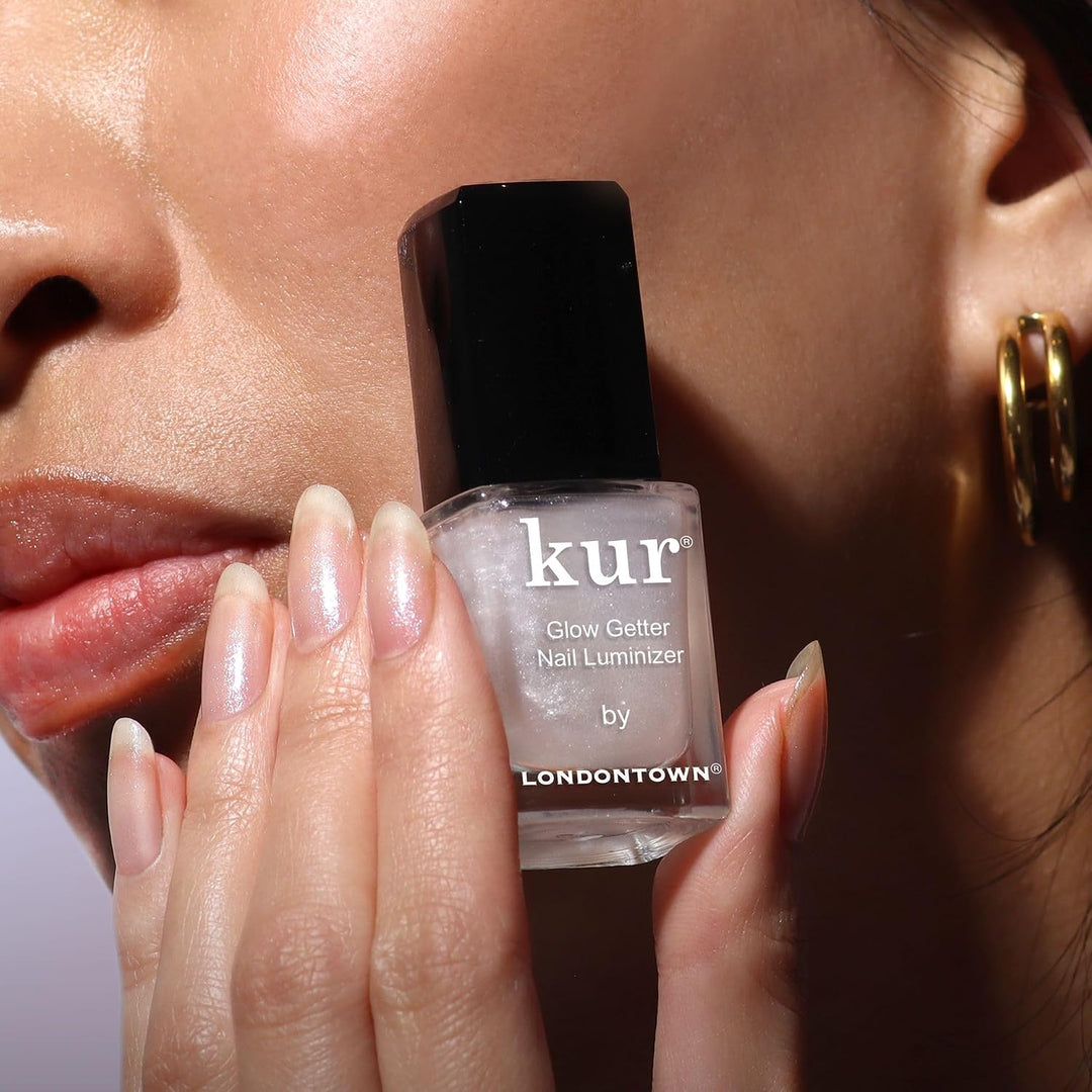 LONDONTOWN Kur Glow Getter Luminizador de uñas en un solo paso, 0.4...