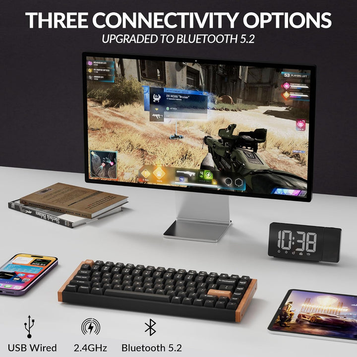 Keychron K2 HE Rapid Trigger Teclado mecánico inalámbrico personali...
