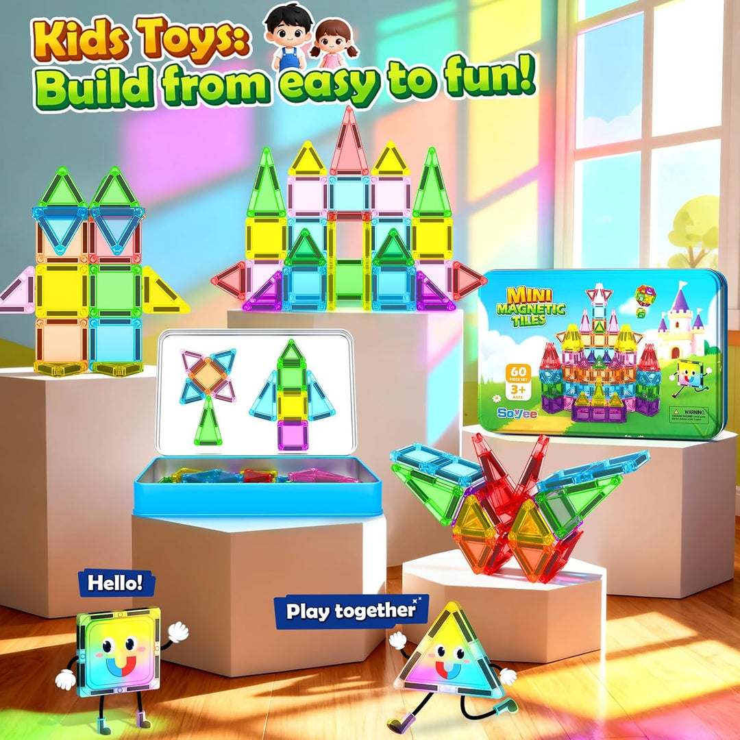 Soyee Relleno de cesta de Pascua para niños pequeños, mini azulejos...