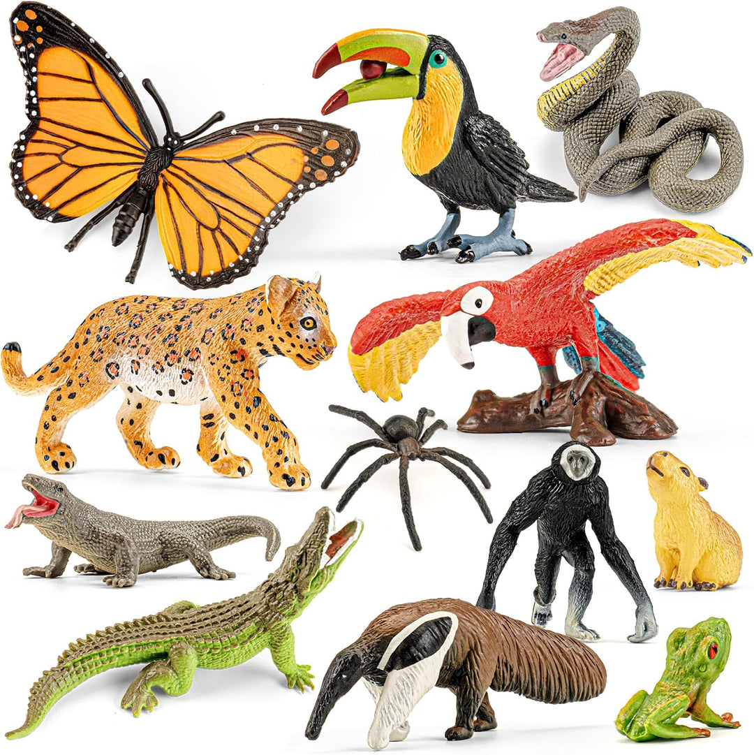 THINKBAY Juguetes de figuras de animales árticos \u2013 16 figuras...