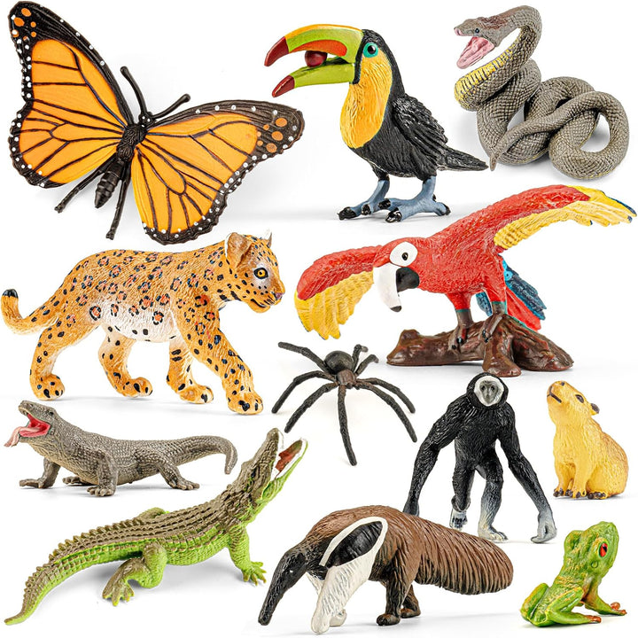 THINKBAY Juguetes de figuras de animales árticos \u2013 16 figuras...