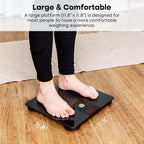 GE Báscula de baño para peso corporal de 500 libras, báscula digital