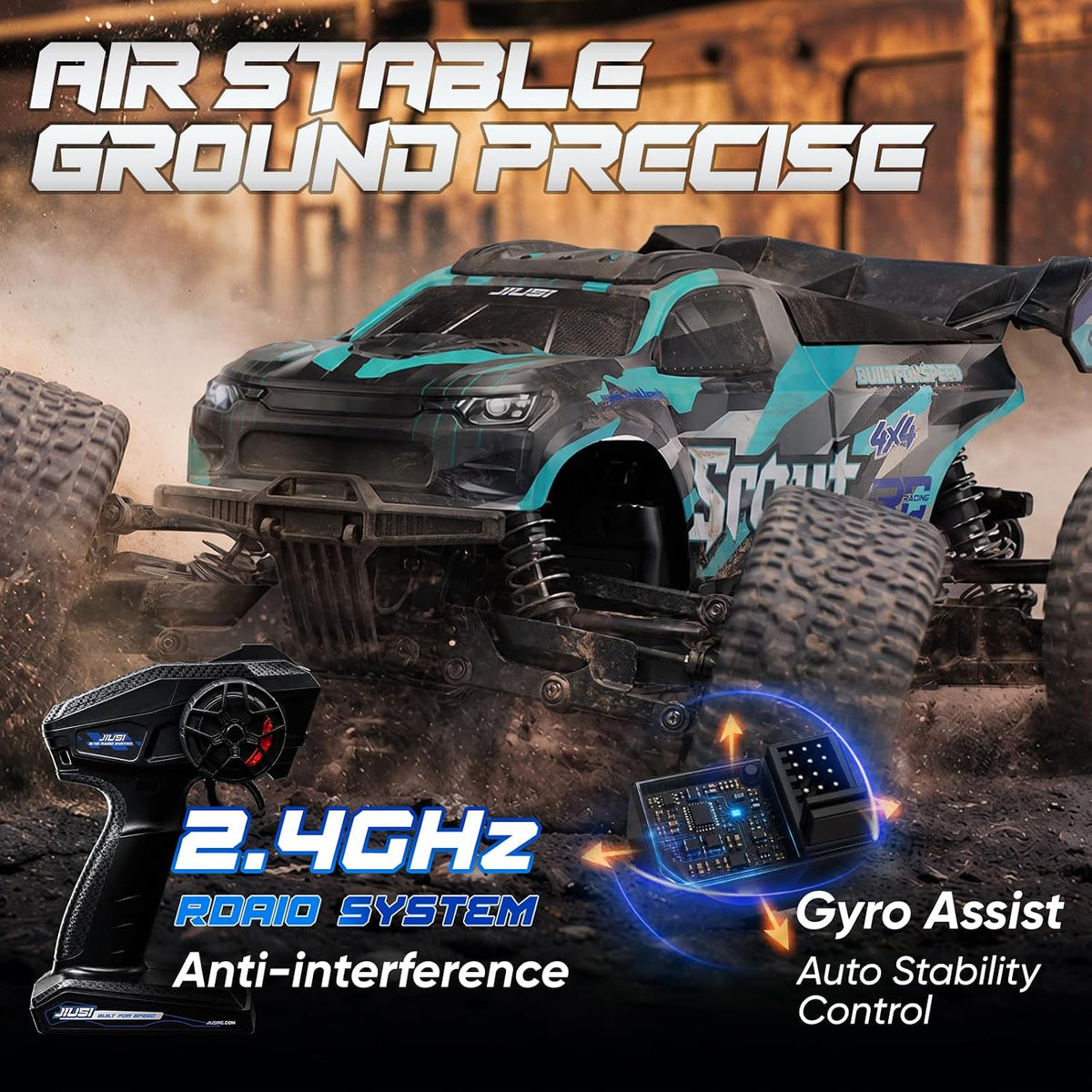 1/10 RTR sin escobillas rápidos RC coches, RC camiones 4x4 Offroad