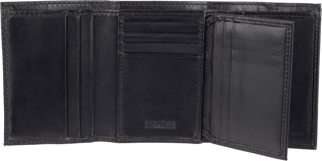Kenneth Cole - Billetera para hombre de cuero RFID, diseño delgado...