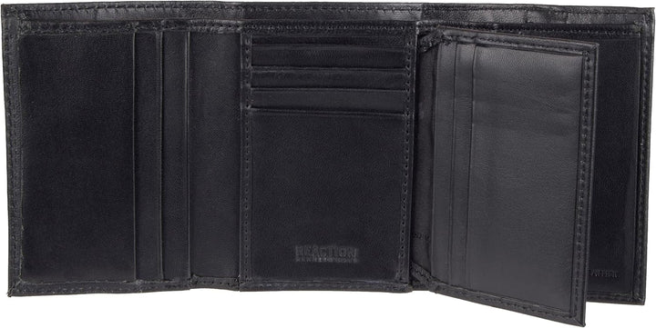 Kenneth Cole - Billetera para hombre de cuero RFID, diseño delgado...