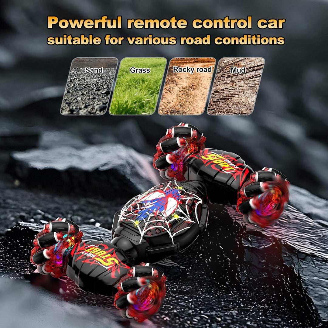 Nikuku Auto de acrobacias RC con detección de gestos, auto de contr...