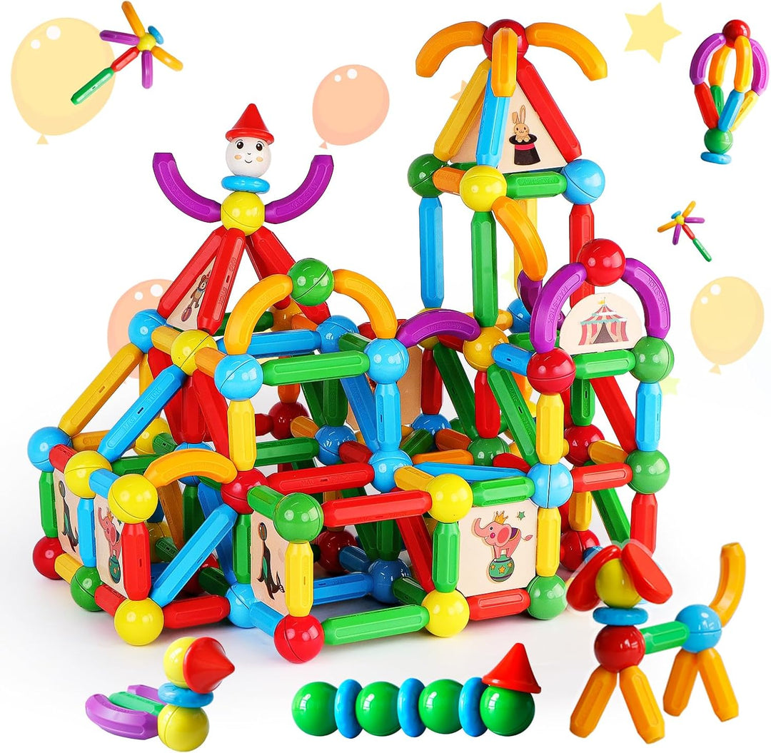 TOKBLOK - Bloques magnéticos para niños y niñas de 3 años de edad,...