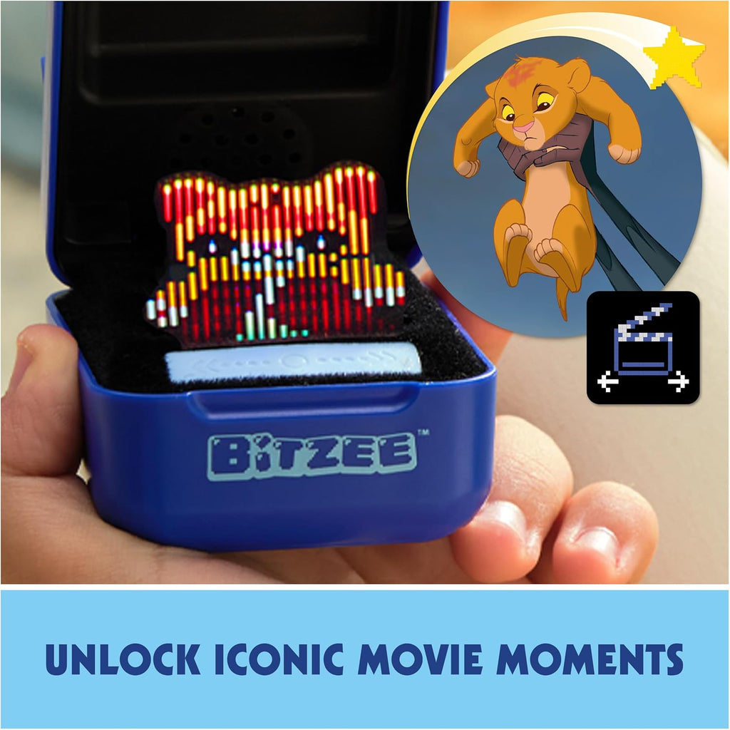 BITZEE, Disney con 30 personajes interactivos en el interior, reacciona a deslizamientos, inclinaciones y grifos, juguetes de Disney y juguetes digitales para mascotas para niños y niñas