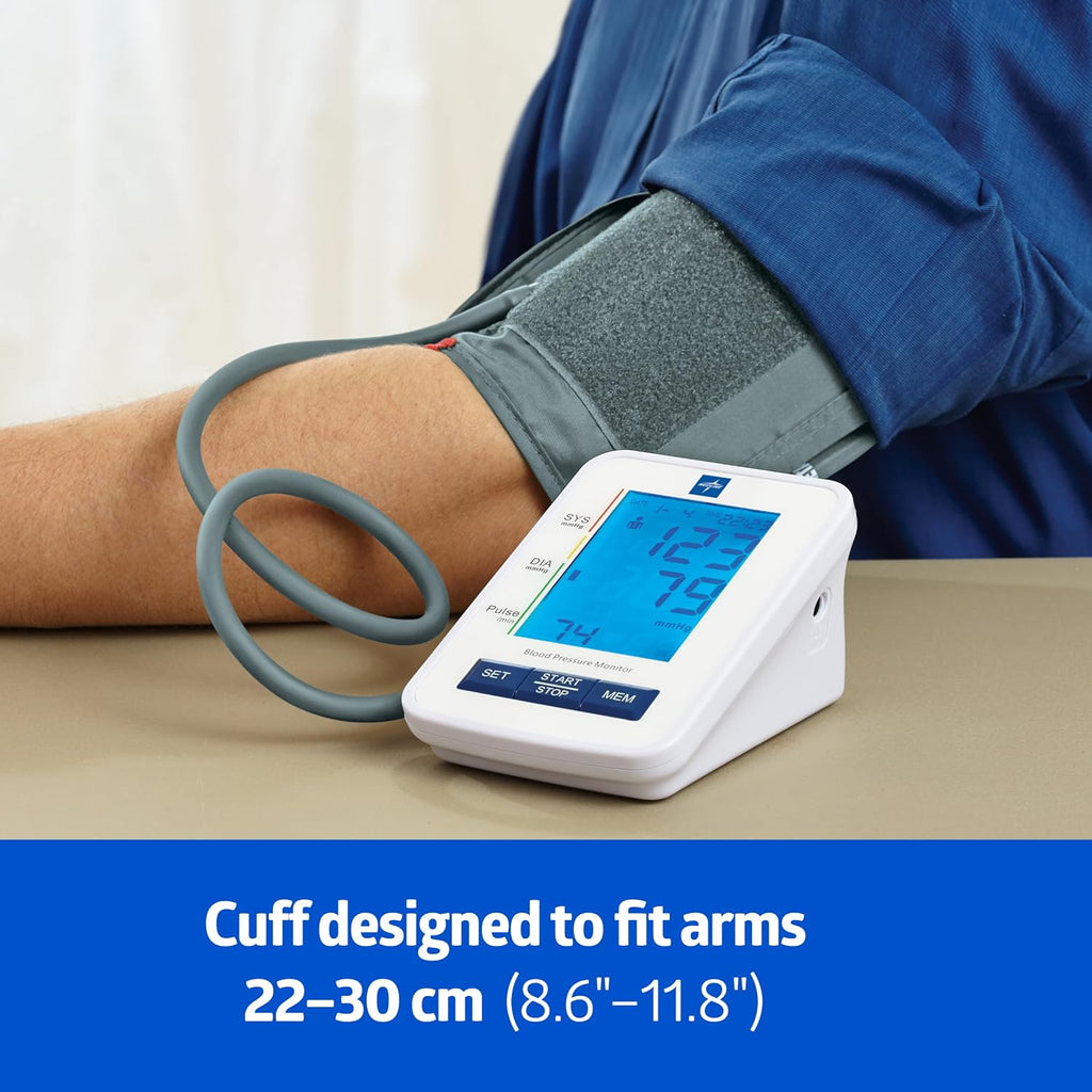 Tensiómetro digital automático con manguito estándar para adultos Medline mds4001