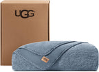 UGG Whitecap - Manta individual de forro polar de felpa, 66 x 90 pulgadas