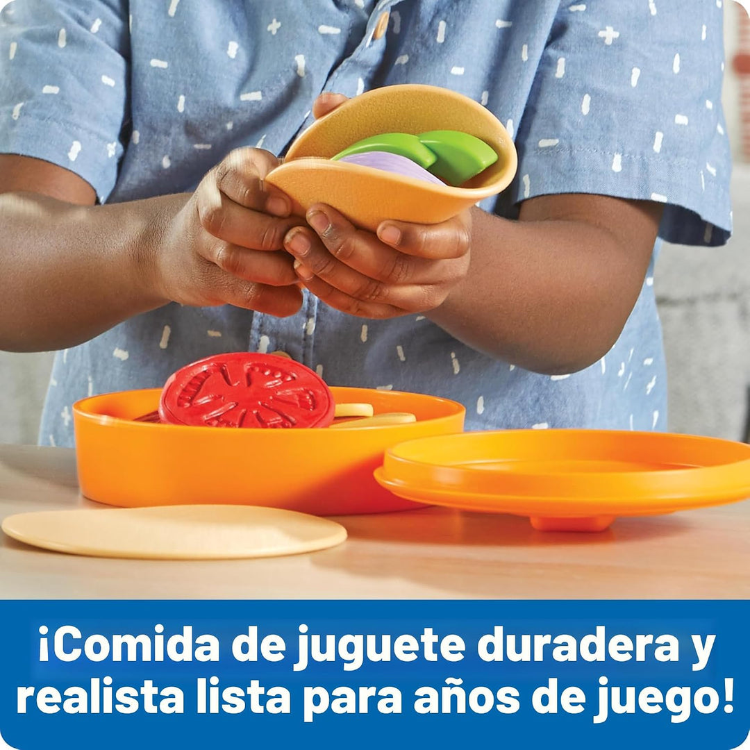 Learning Resources New Sprouts Taco Night - Comida de juguete de si...