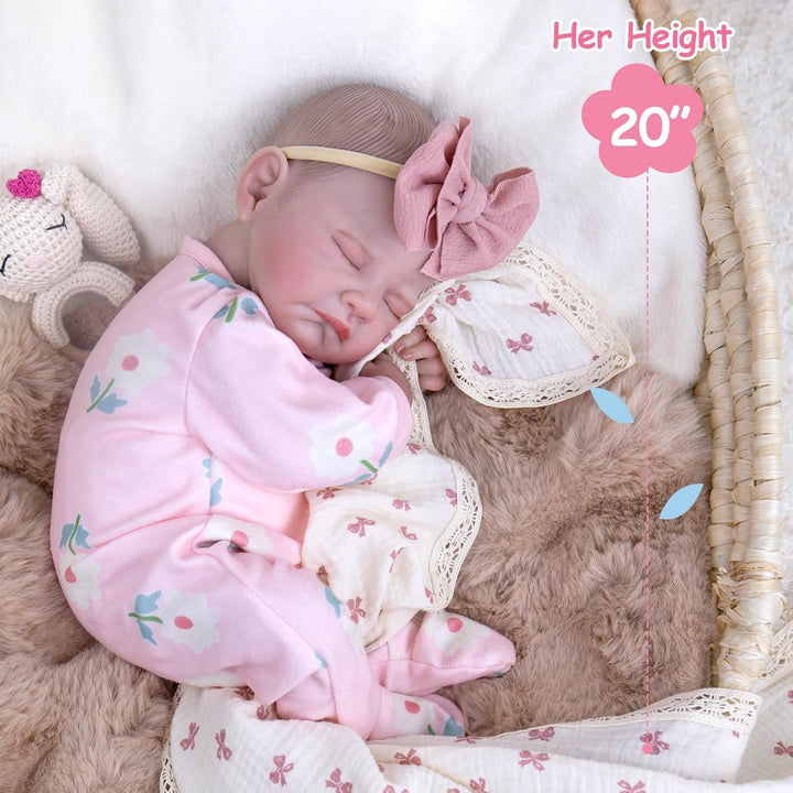 Aori Muñecas Reborn de bebé realistas - Muñeca recién nacida de niñ...
