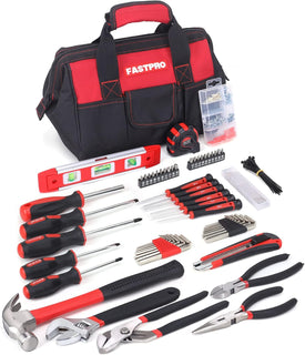 FASTPRO Juego de herramientas de reparación del hogar de 215 piezas...