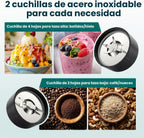 Smoothie Blender Grinder Combo, Licuadora de mostrador para smoothies y batidos