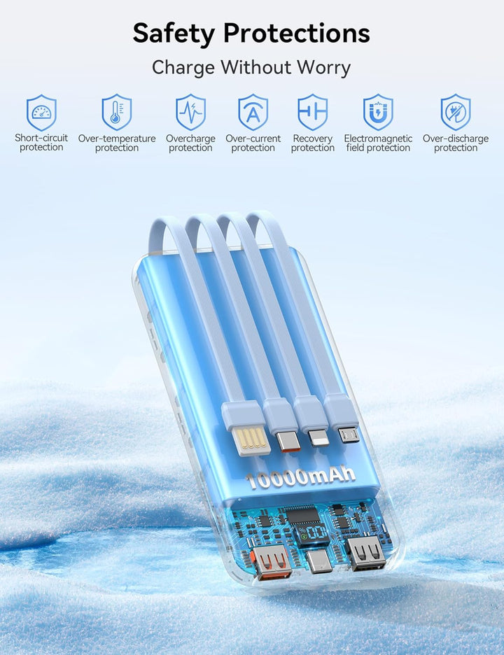 Cargador portátil, batería de carga rápida de 10000 mAh 22.5 W con...