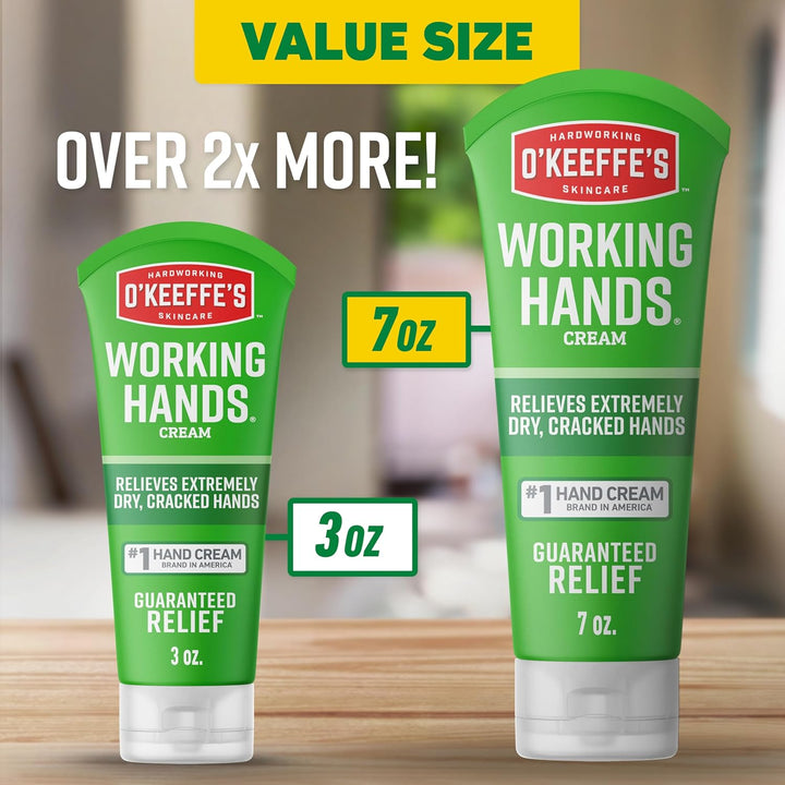 Crema de manos O'Keeffe's para manos trabajadoras para sequ...